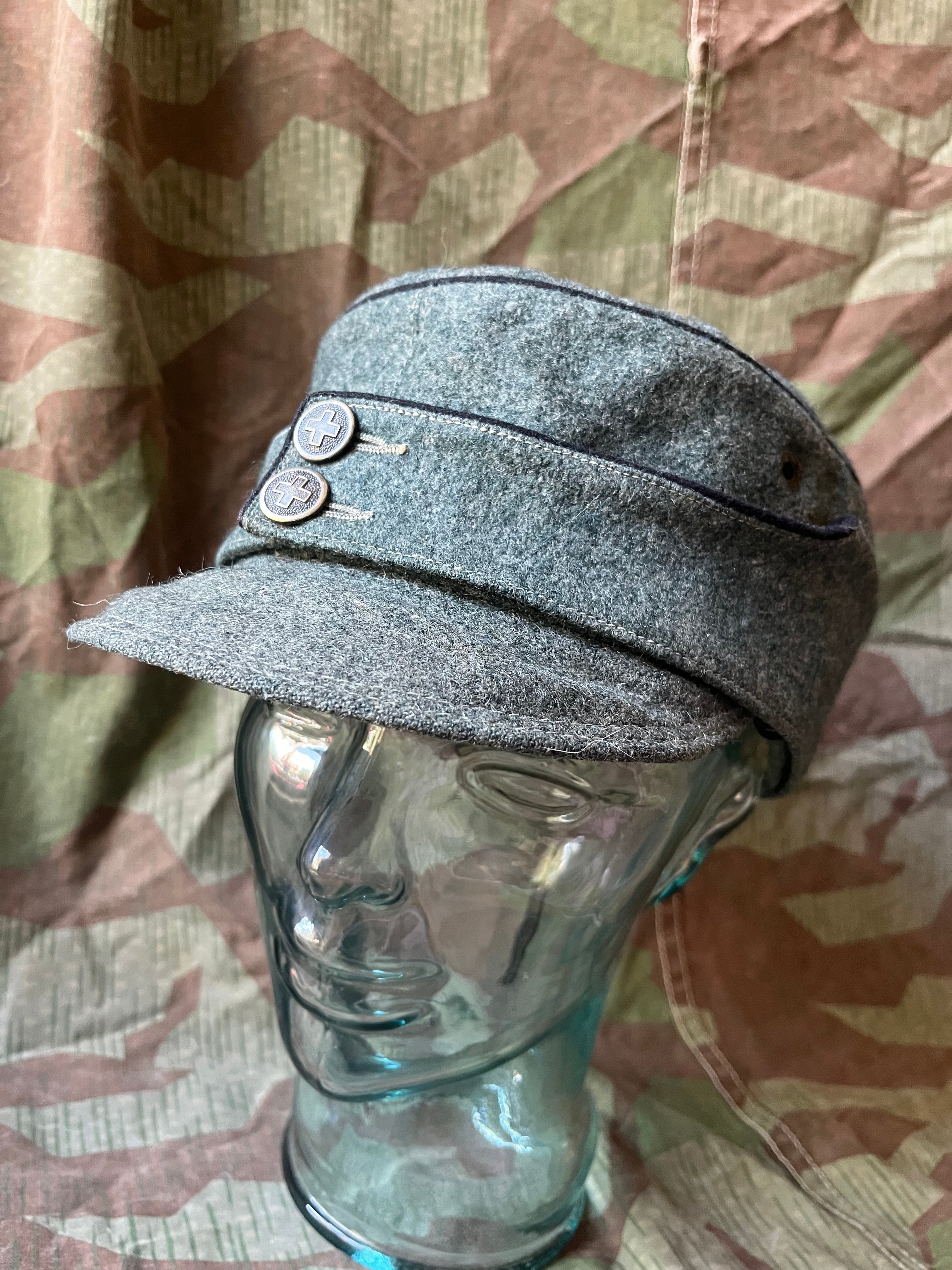 WW2 Swiss army field visor cap uniform ord.40 for soldier and NCO size 58