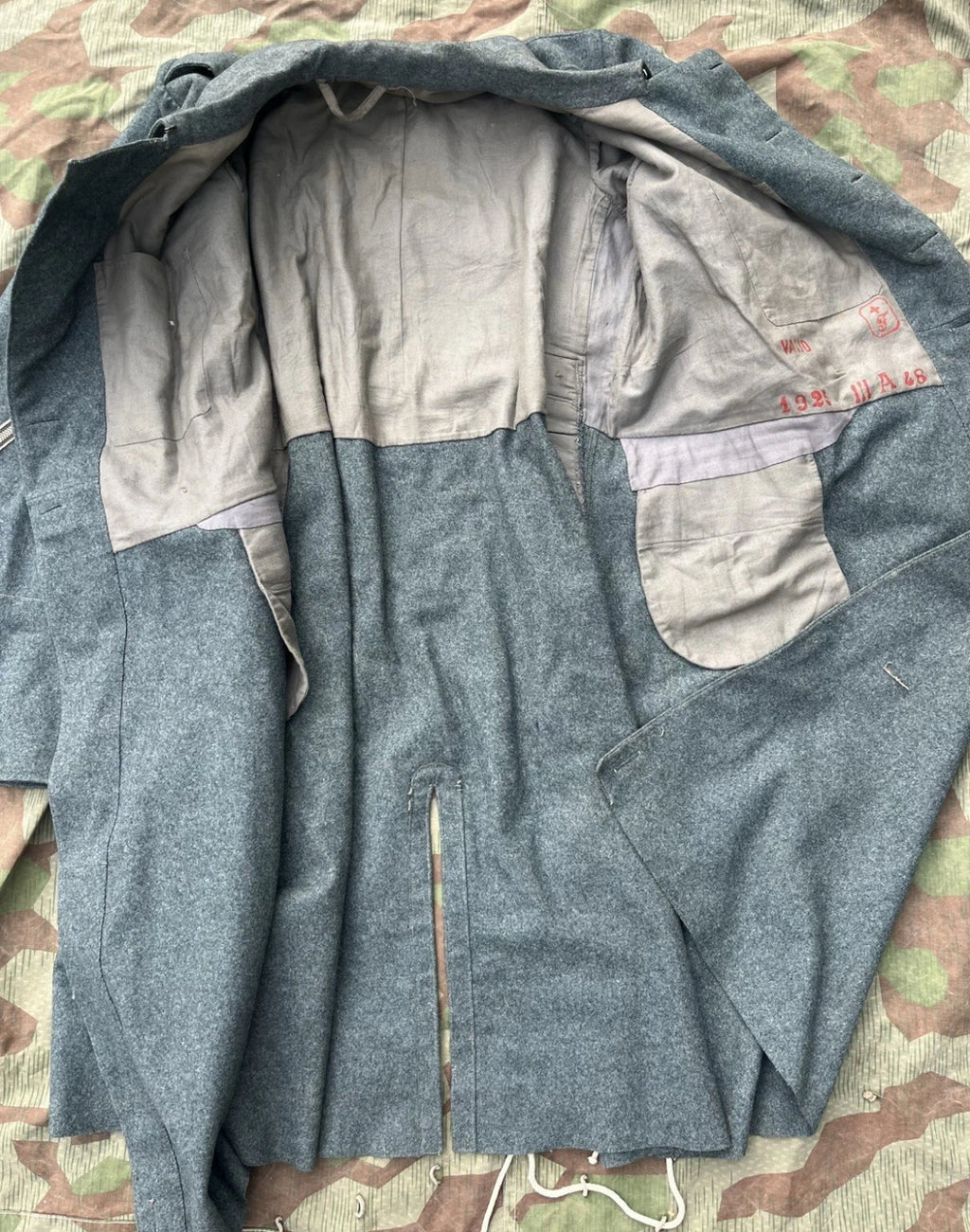 Interwar/WW2 Swiss army coat great coat uniform sergeant NCO ord.26 early war