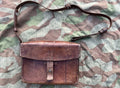WW2 Swiss army officer NCO leather bag satchel gear uniform