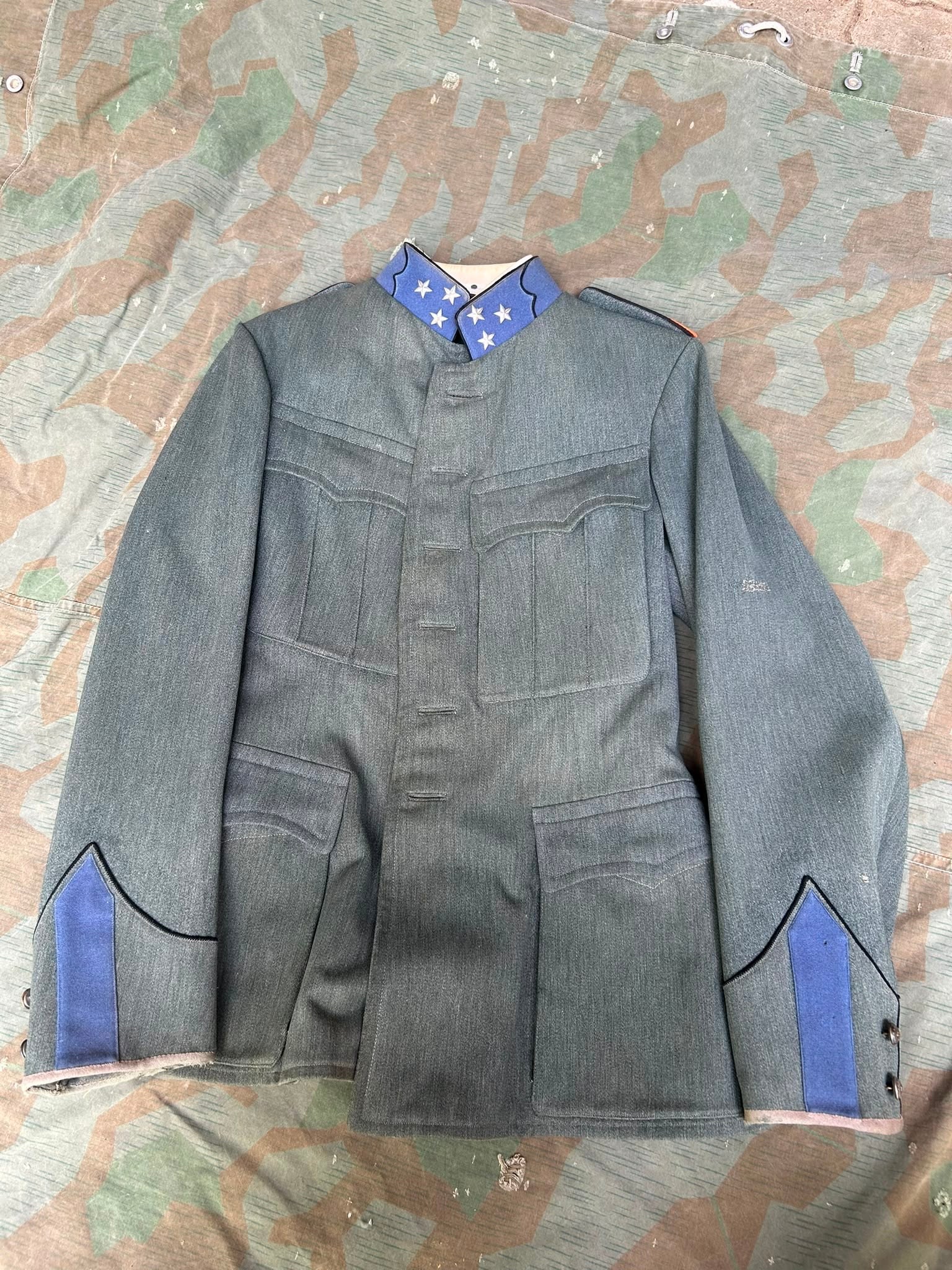 Interwar/WW2 Swiss army captain medical troops medics  officer jacket uniform ord.26 early war
