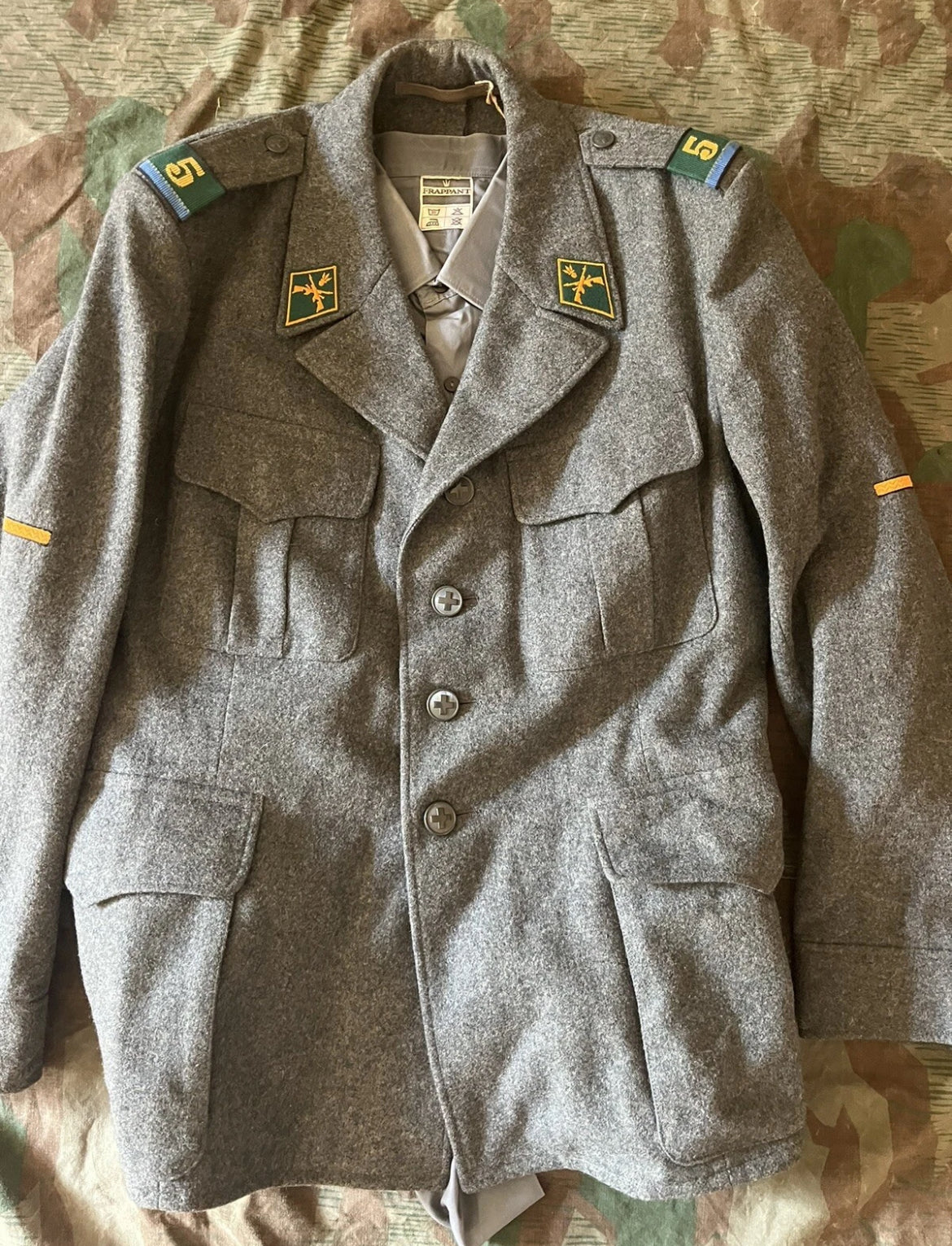 Cold War Swiss army complete machine gunner uniform soldier infantry ord.49
