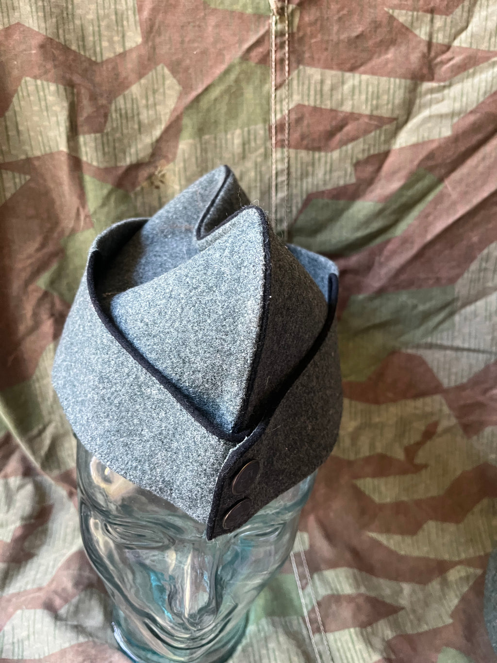 Interwar/WW2 Swiss army side cap hat uniform solider ord.26 early war size 56