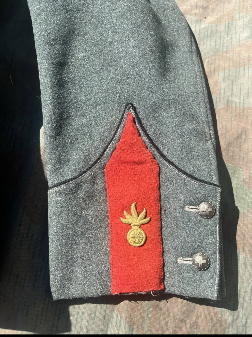 WW2 Swiss army artillery first lieutenant officer jacket uniform ord.40 mid to late war