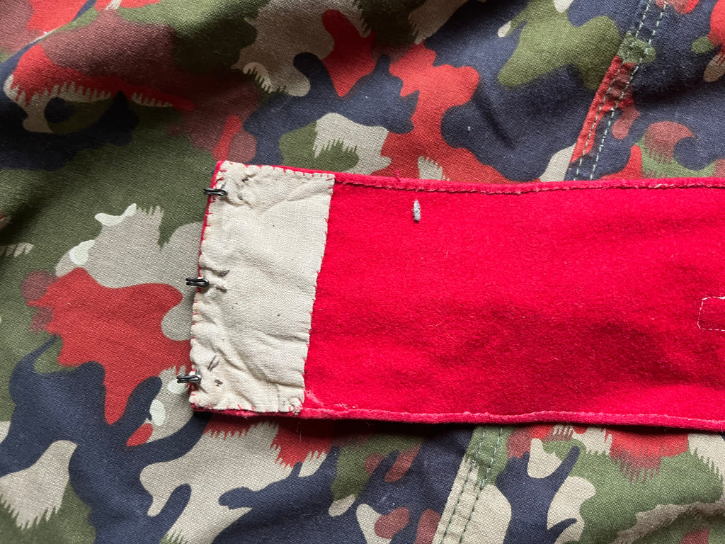 19th century and WW1 Swiss army armband white cross red flag