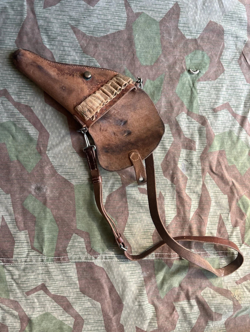 WW1/interwar/WW2 Swiss army holster revolver pistol gear NCO officer uniform