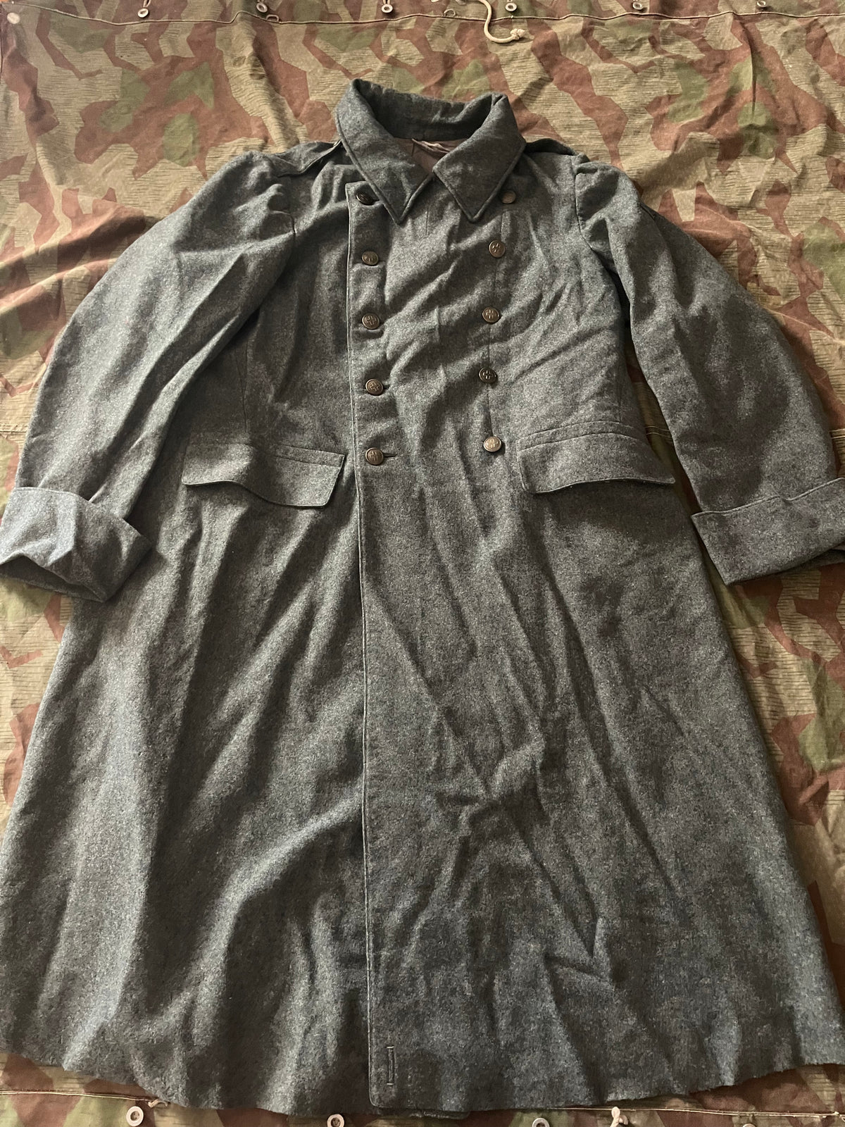 Interwar/WW2 Swiss army great coat trench coat soldier uniform ord.26
