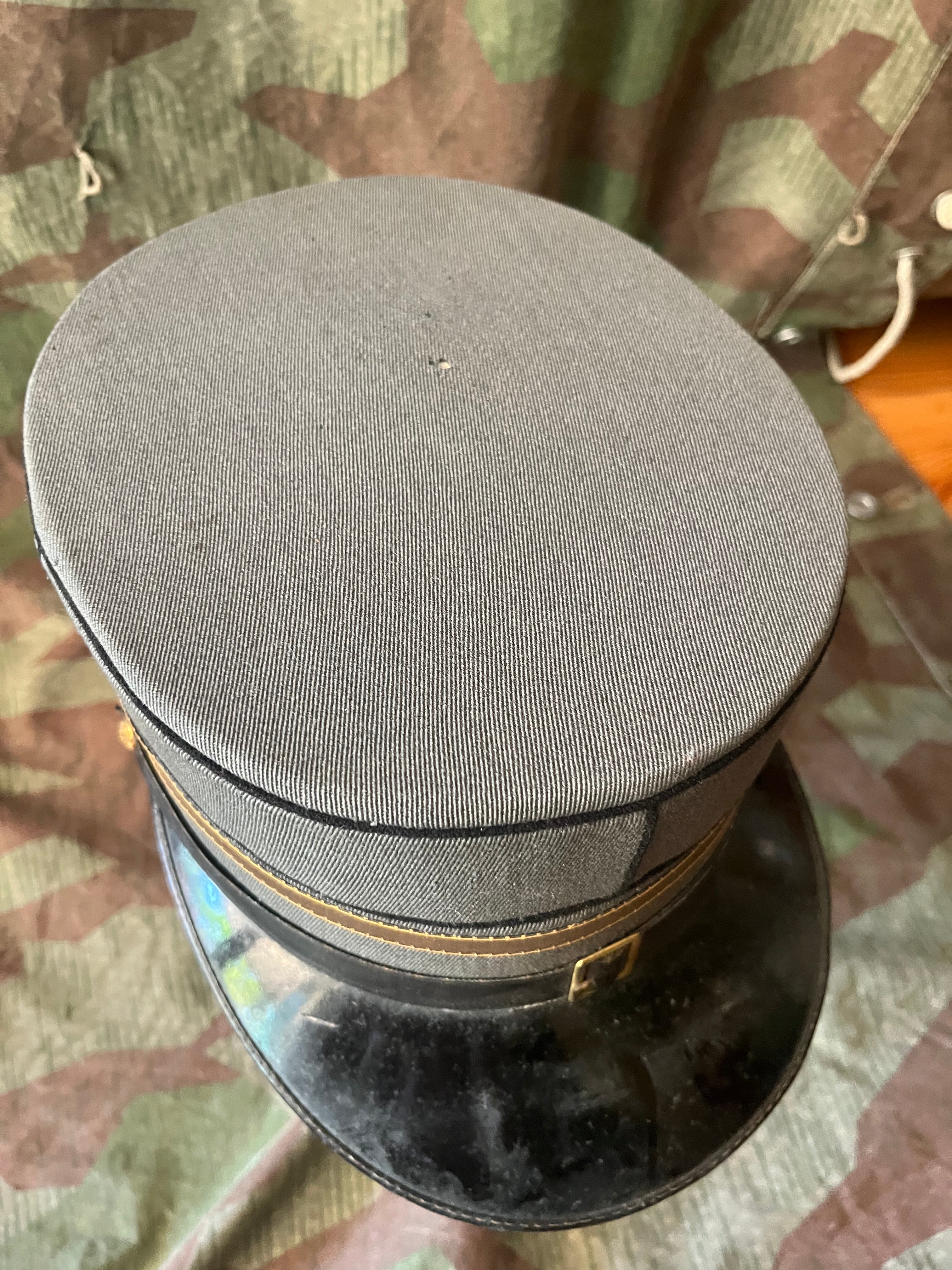 WW2 Swiss army major commander  officer visor cap hat kepi uniform ord.1926