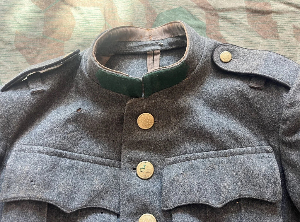 Rare interwar/WW2 Swiss army carabiner elite infantry jacket uniform jacket ord.26 early war