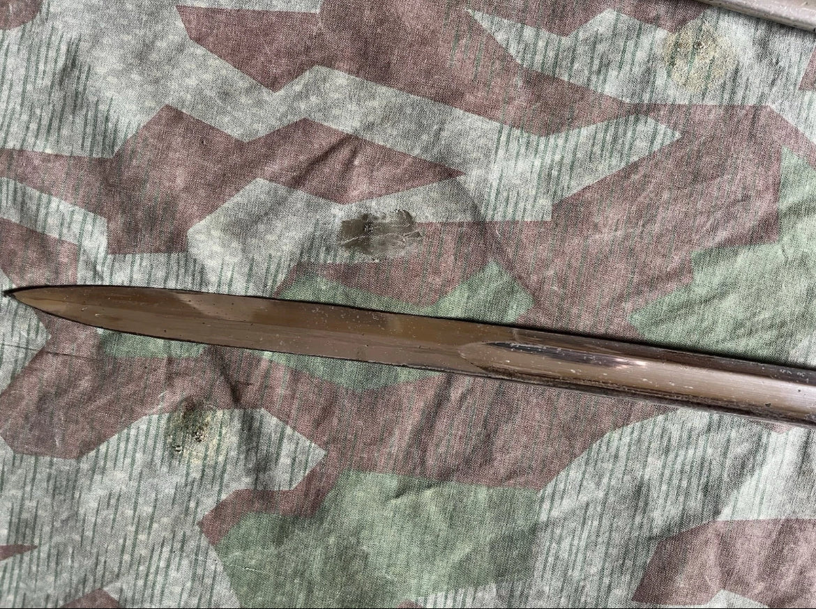 WW1/interwar/WW2 Swiss army cavalry rider sword blade saber with case uniform soldier