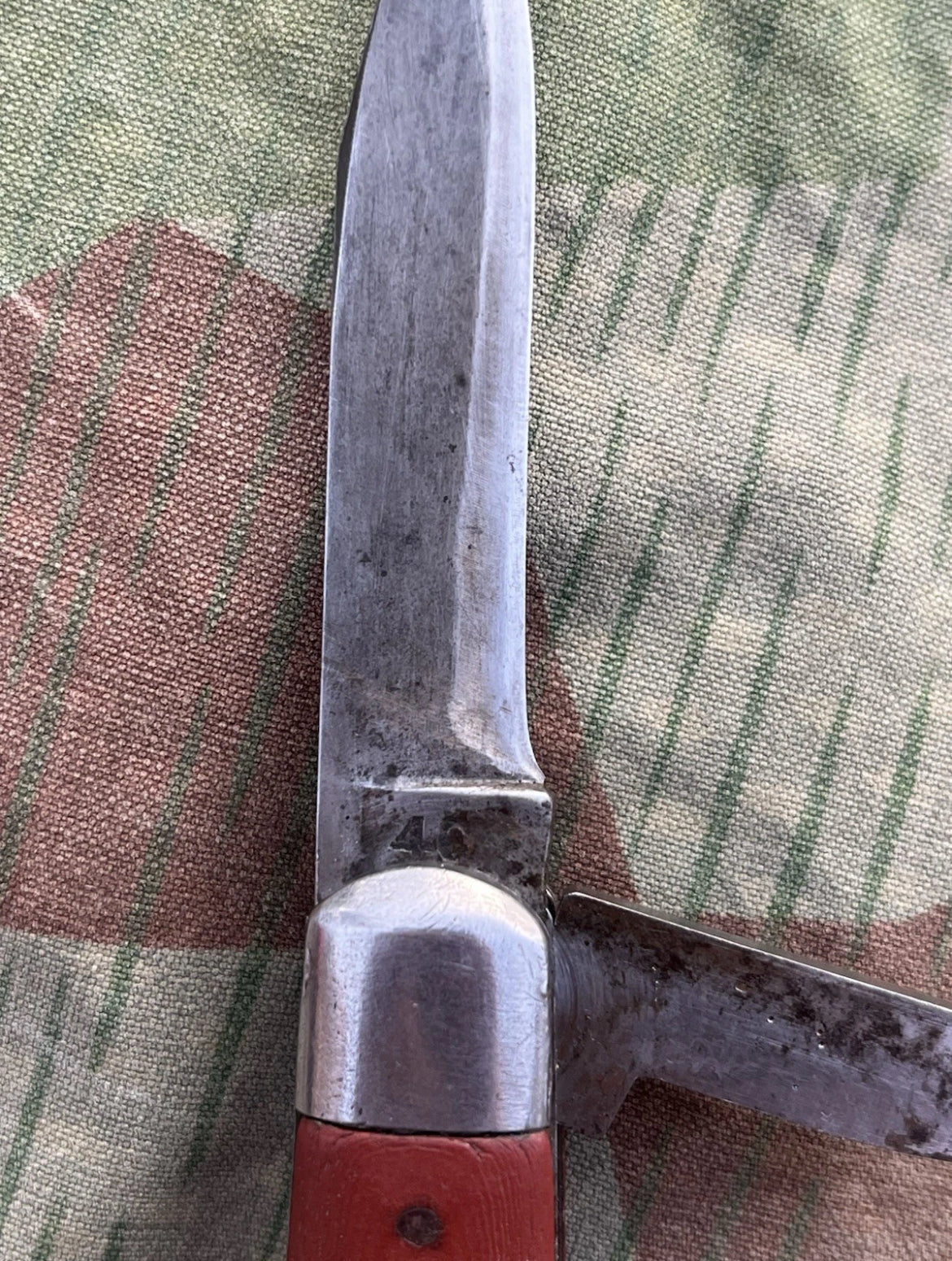 WW2 Swiss army pocket knife blade tool wenger uniform soldier