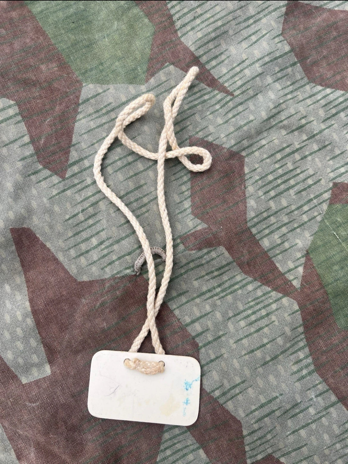 Original ww1 Swiss army blank dog tags grabstein  ID identification tags uniform soldier