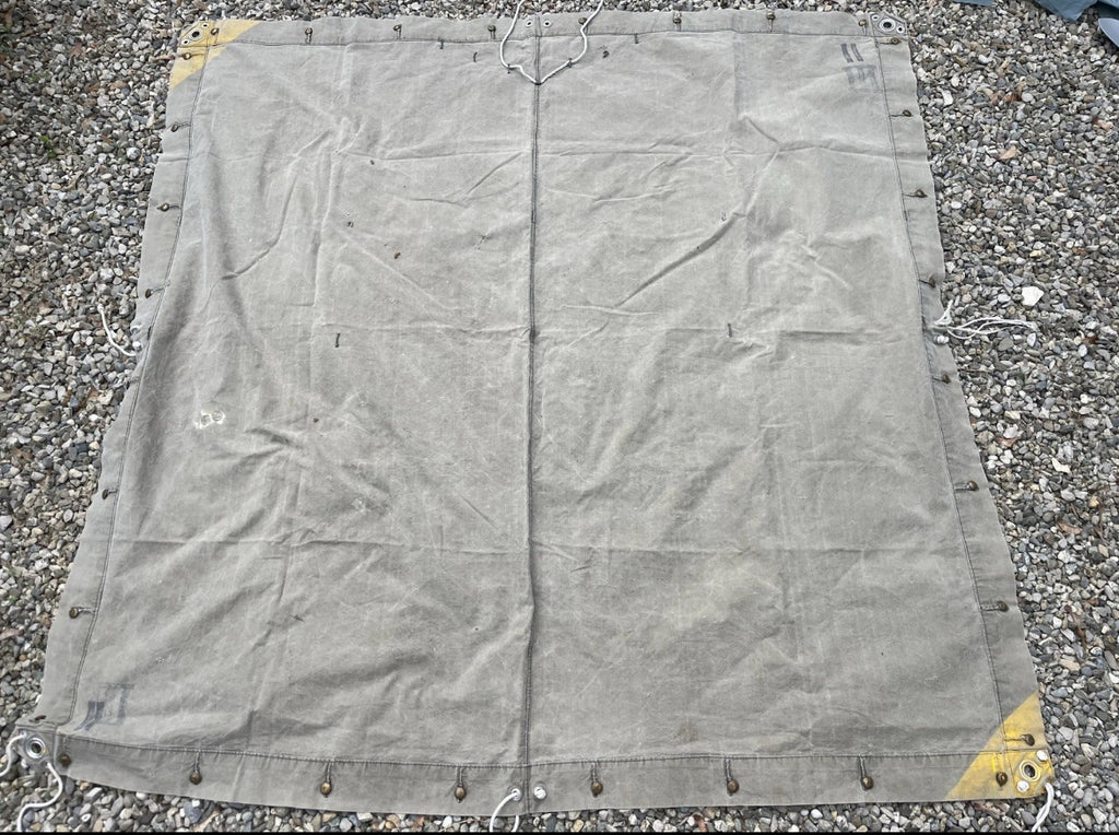 WW1/interwar/WW2 Swiss army canvas tent half field cover model 1906