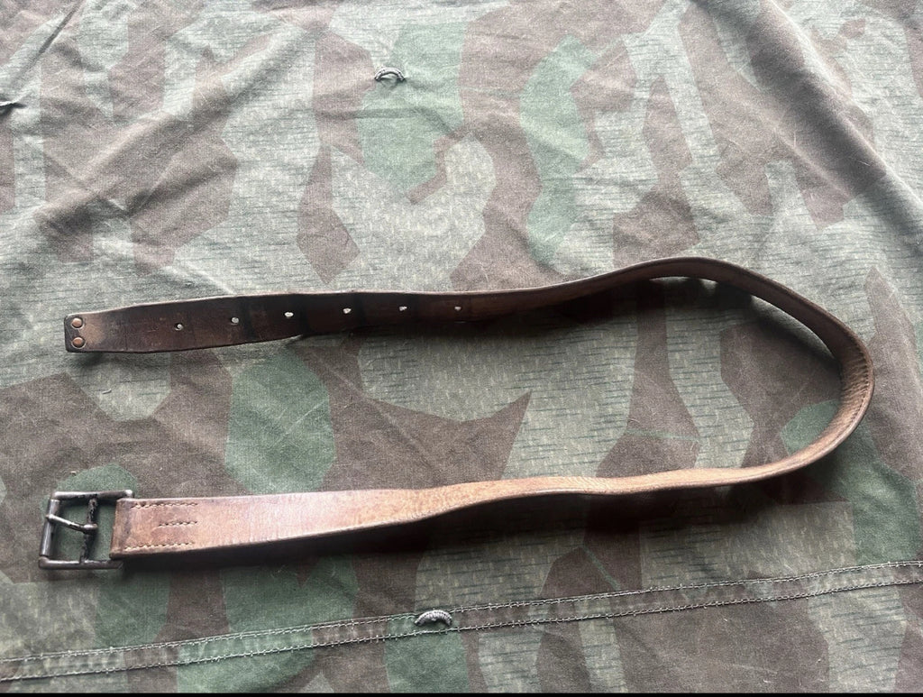 WW1/interwar/WW2 Swiss army infantry all troops leather belt gear uniform soldier
