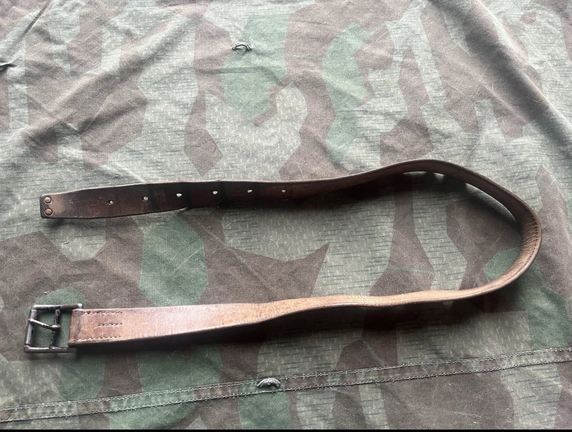 WW1/interwar/WW2 Swiss army infantry all troops leather belt gear uniform soldier