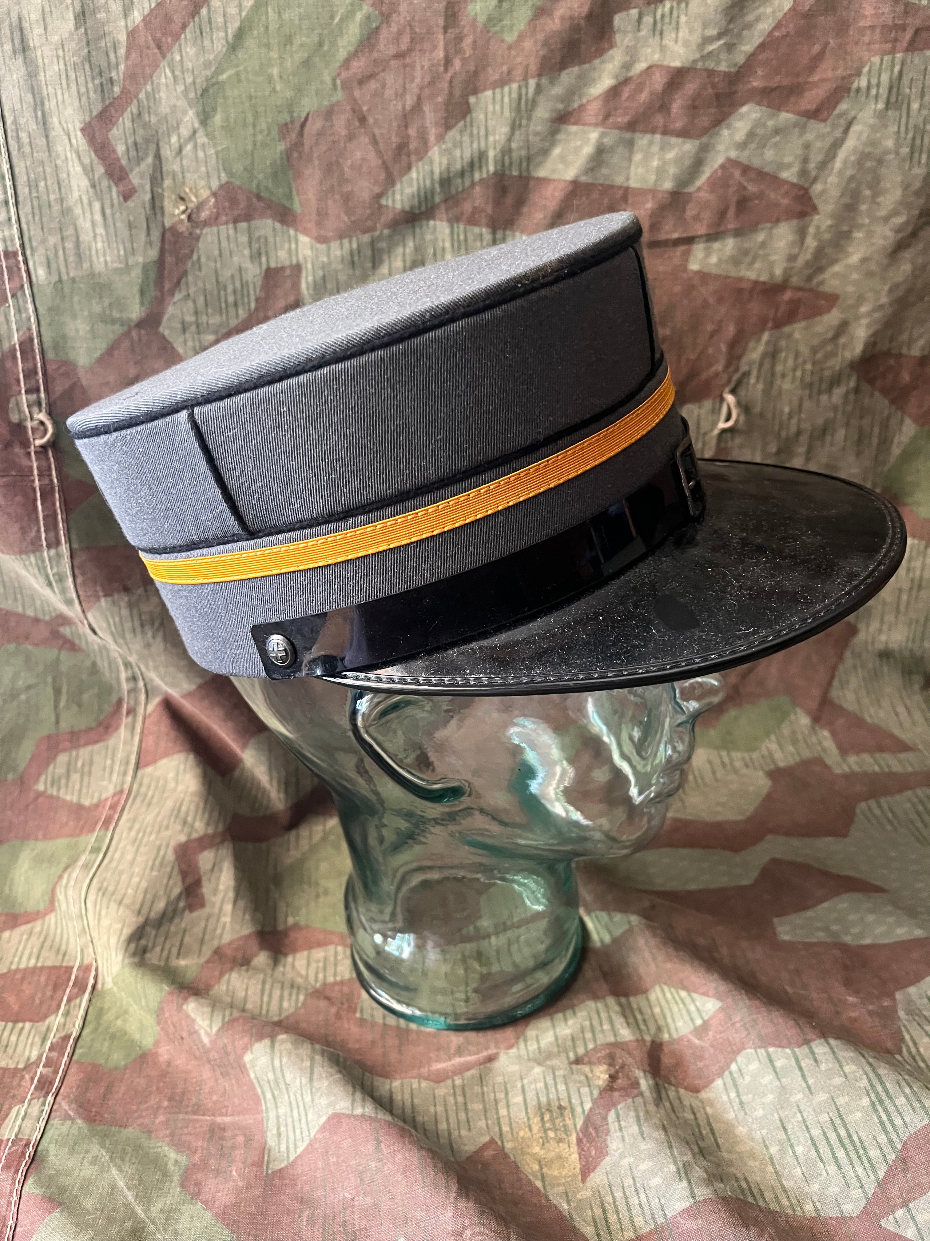 Cold War Swiss army major officer visor cap hat kepi uniform ord.1949