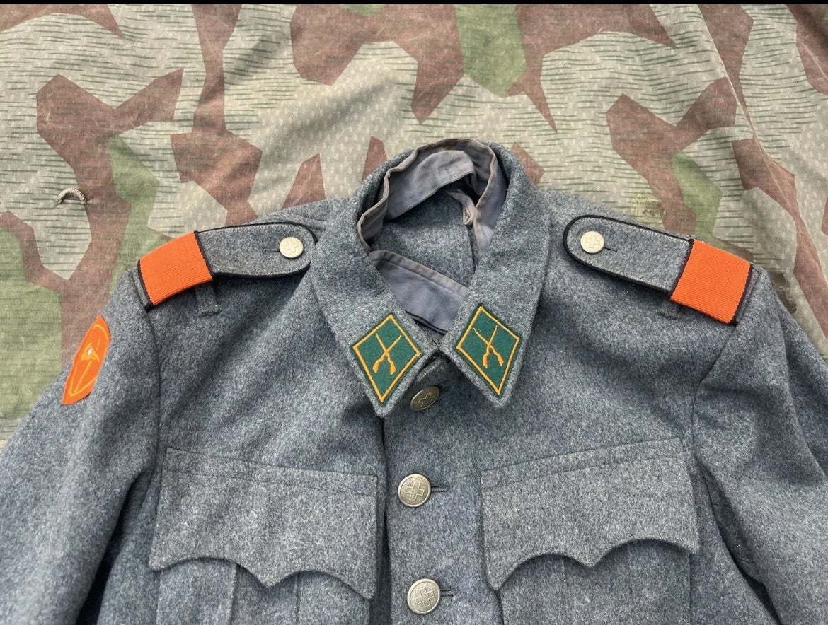 WW2/ early cold war Swiss army infantry jacket conversion soldier uniform ord40/49