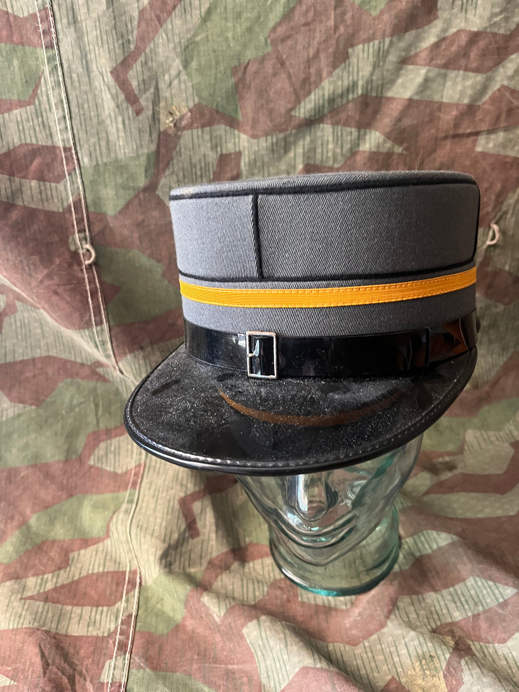 Cold War Swiss army major officer visor cap hat kepi uniform ord.1949