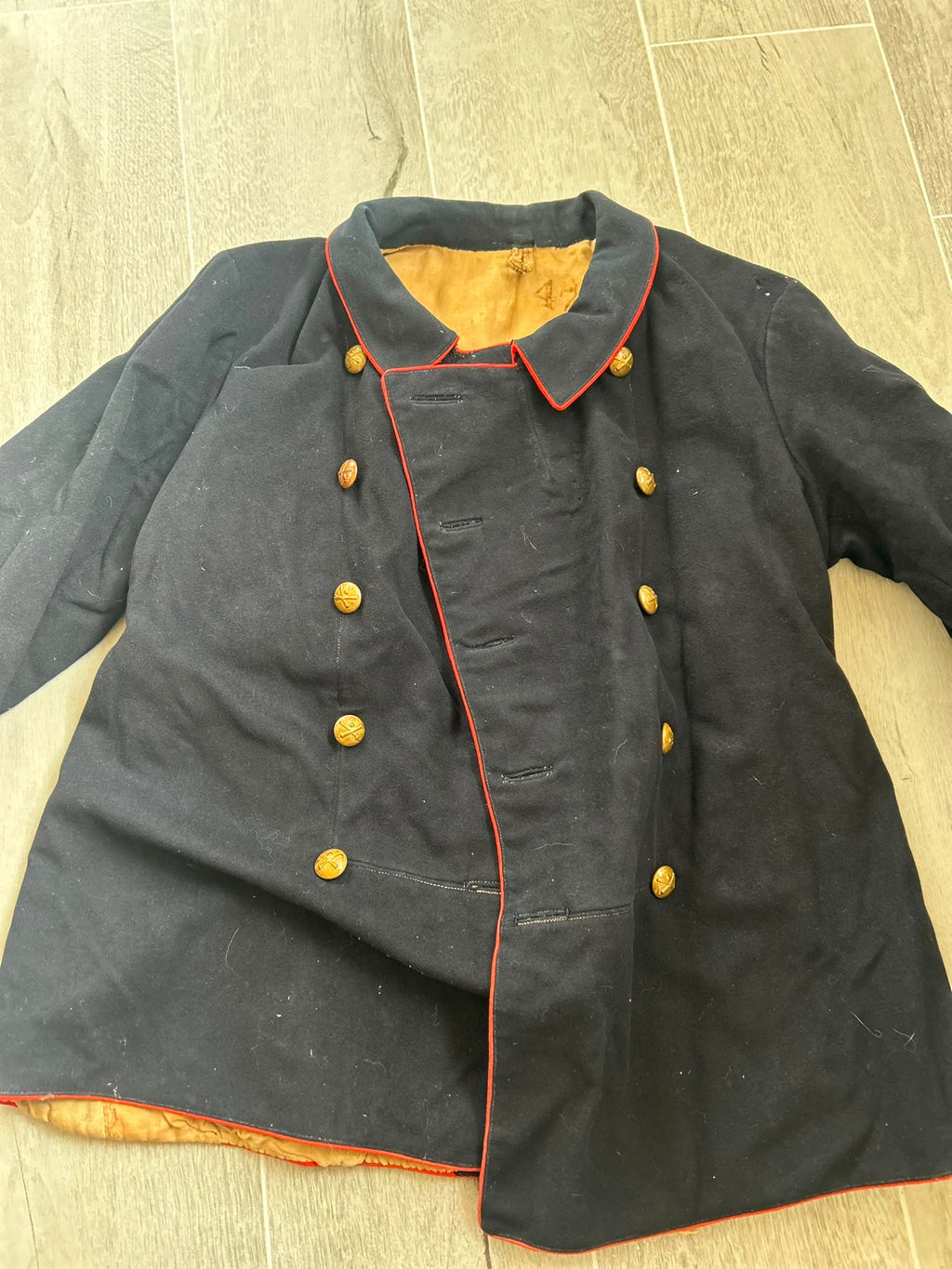 19th century ord.1875 Swiss army artillery jacket uniform soldier wool