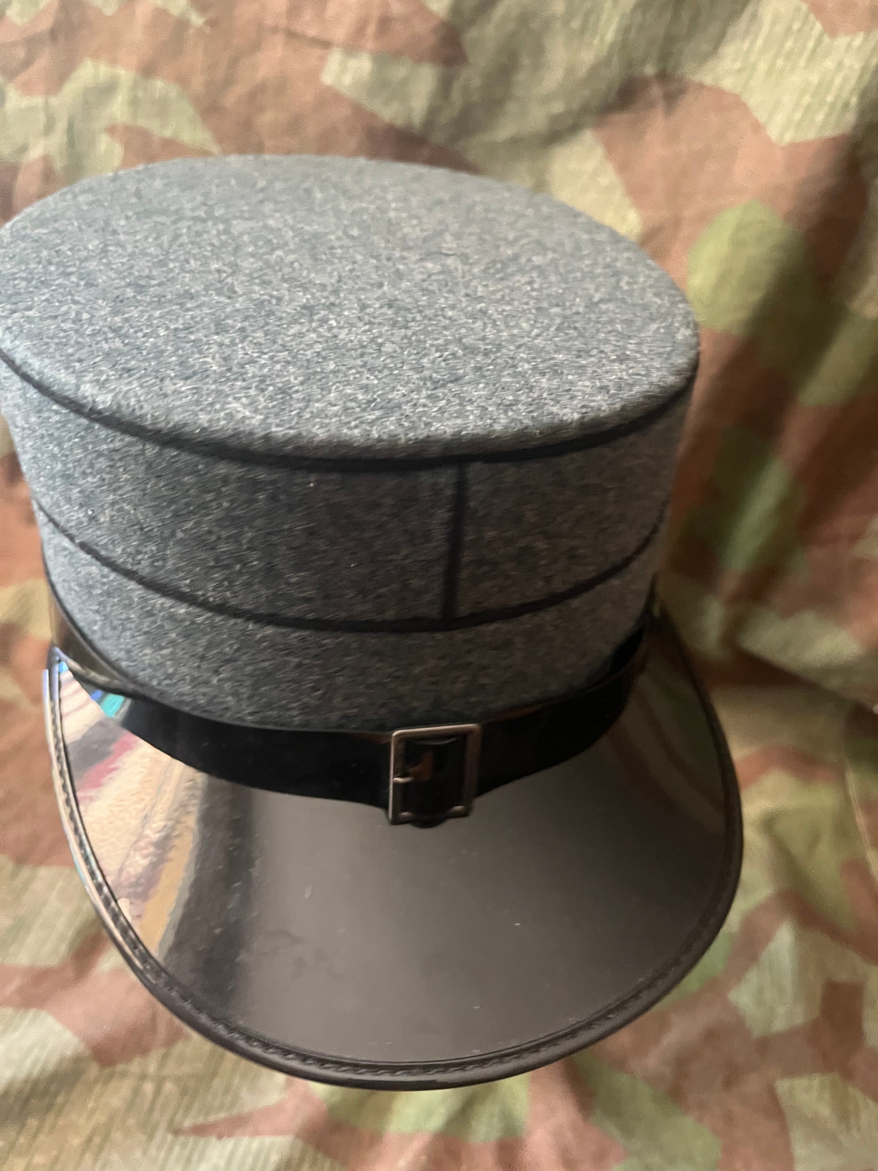 Cold War  Swiss army NCO officer visor cap hat kepi uniform ord.1949