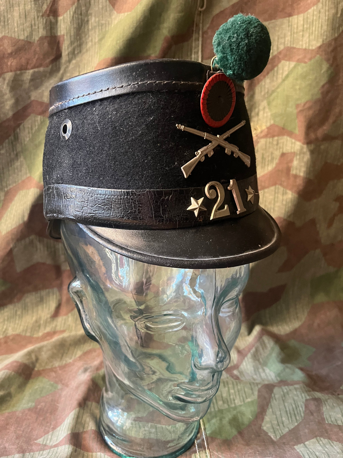 WW1 Swiss army infantry rifleman tschako shako schako hat cap ord.1898 uniform soldier