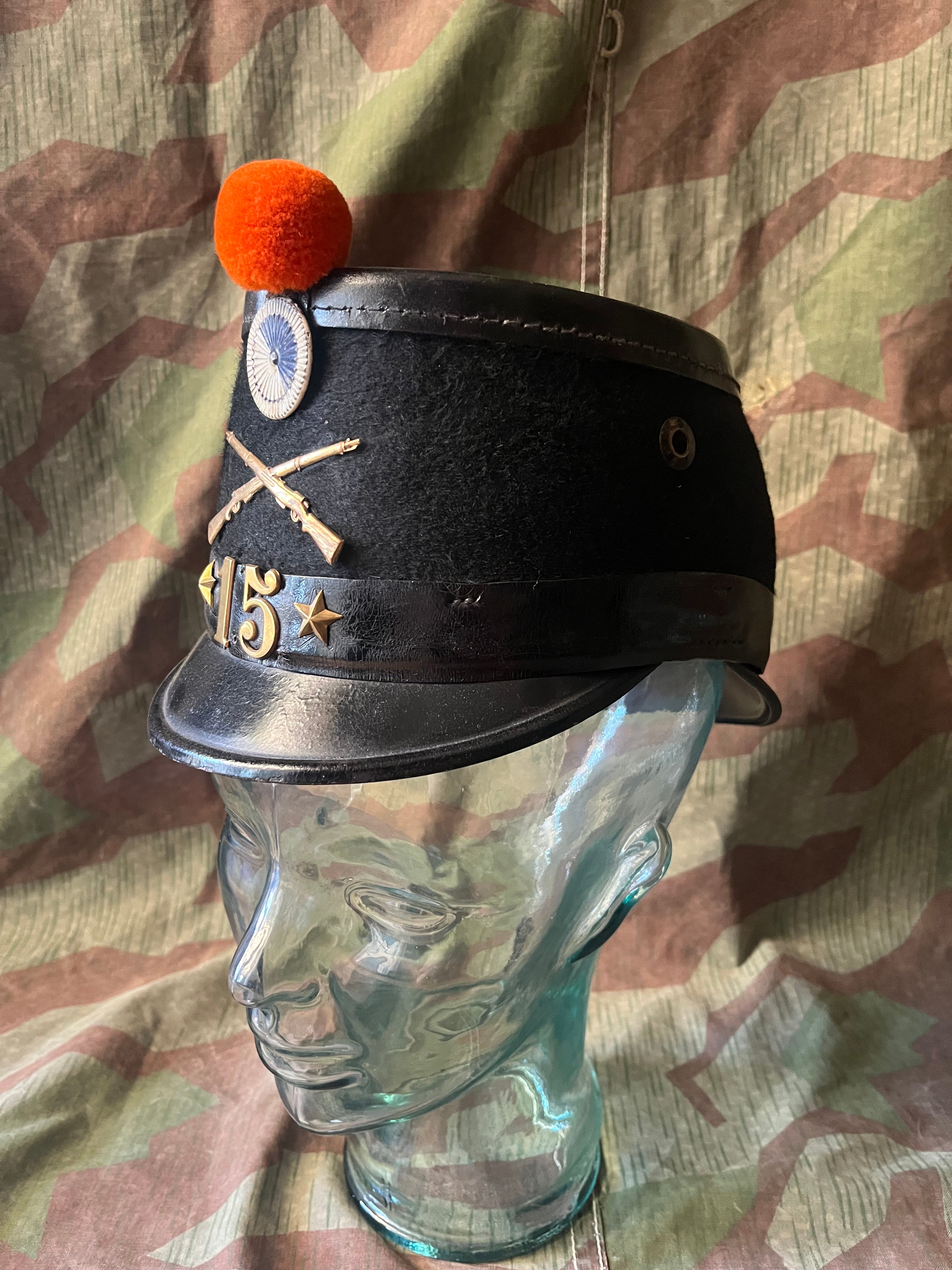 WW1 Swiss army infantry rifleman tschako shako schako hat cap ord.1898 uniform soldier