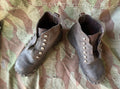 Cold War Swiss army shoes tricouni nails boots uniform soldier