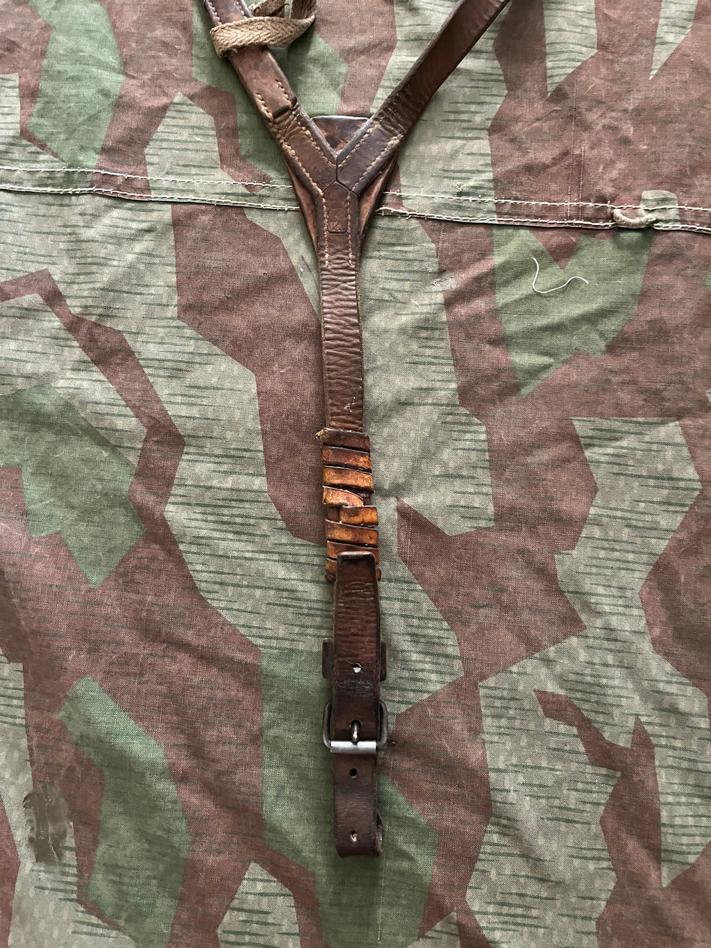 Interwar/WW2 Swiss army y straps webbing suspenders belt ammo uniform soldier engineers