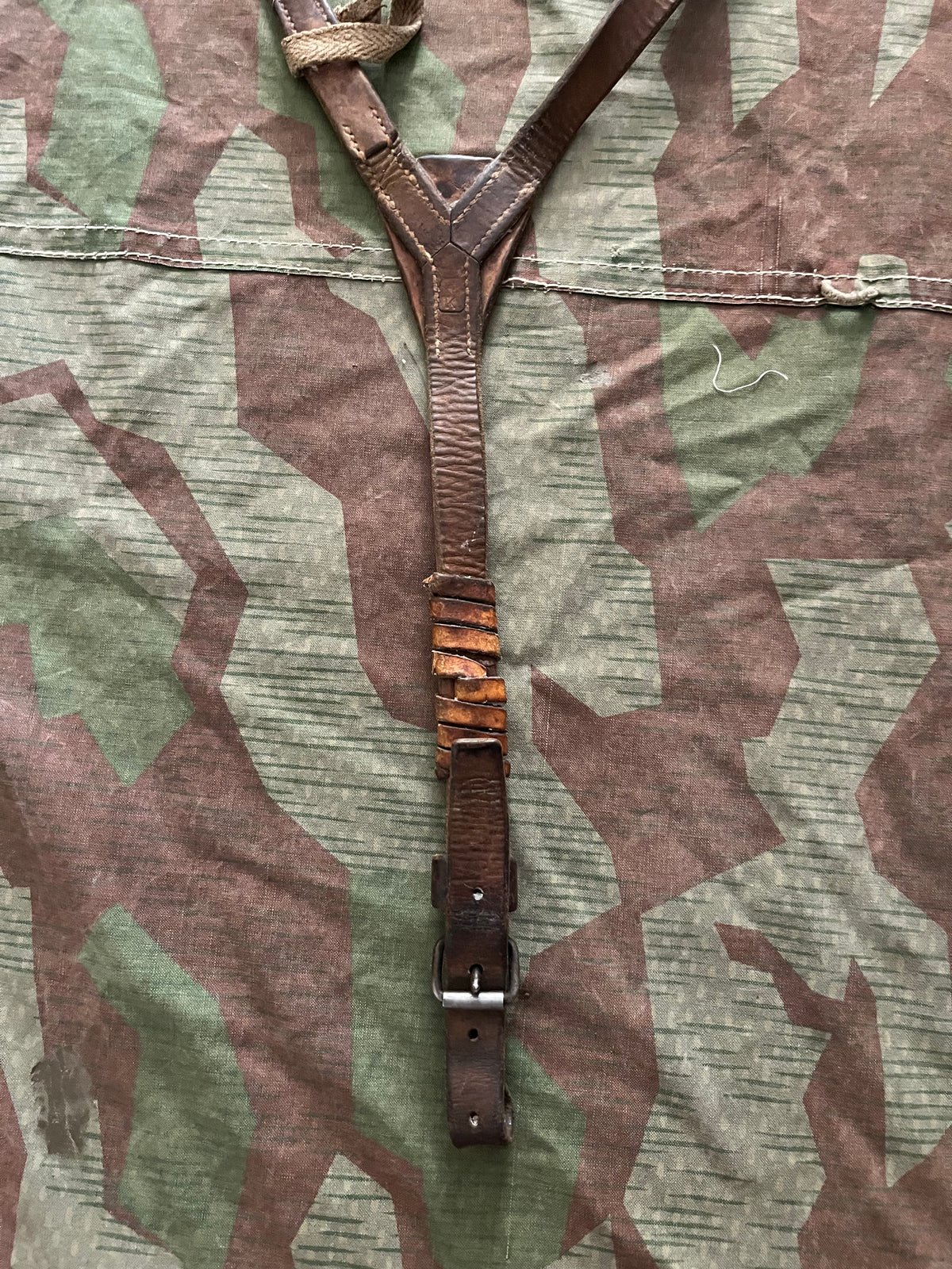 Interwar/WW2 Swiss army y straps webbing suspenders belt ammo uniform soldier engineers