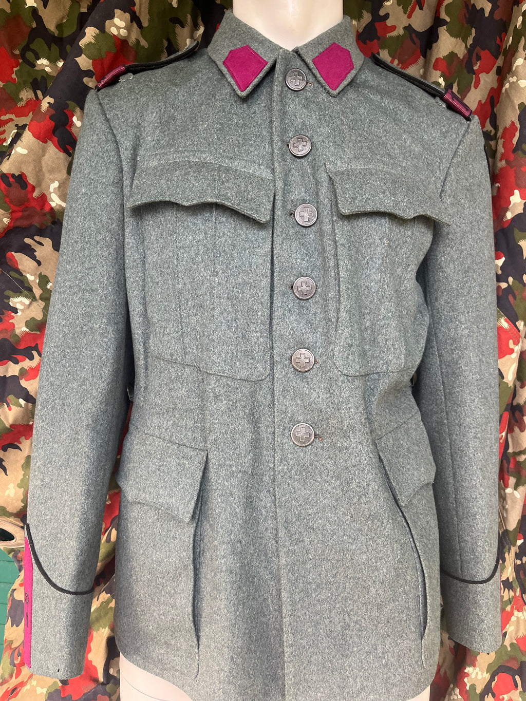 WW2 Swiss army driver motorist jacket uniform soldier ord.40 mid to late war tunic