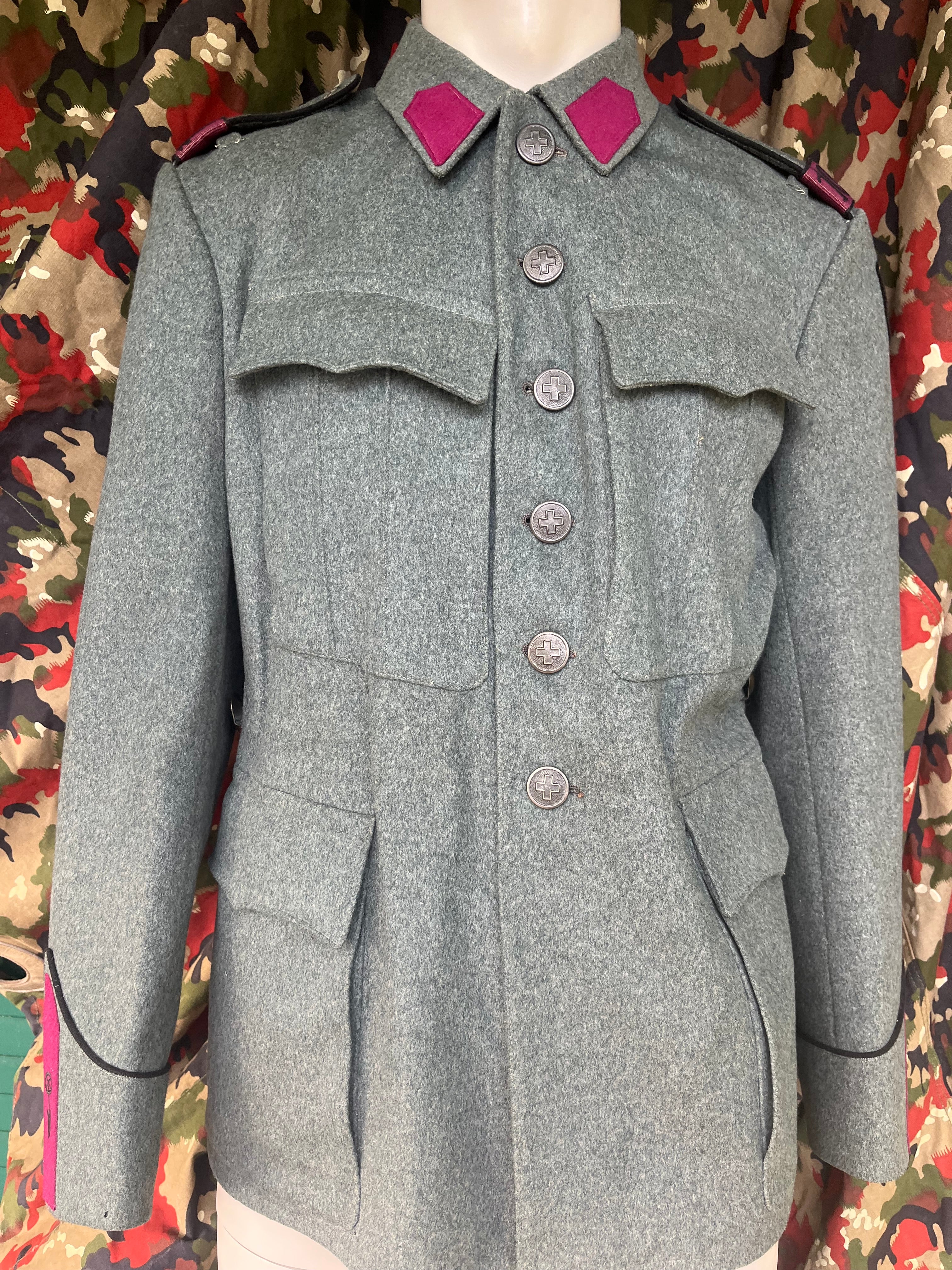 WW2 Swiss army driver motorist jacket uniform soldier ord.40 mid to late war tunic
