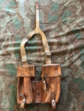 WW2 Swiss army Suomi smg ammo pouches suspenders webbing uniform soldier