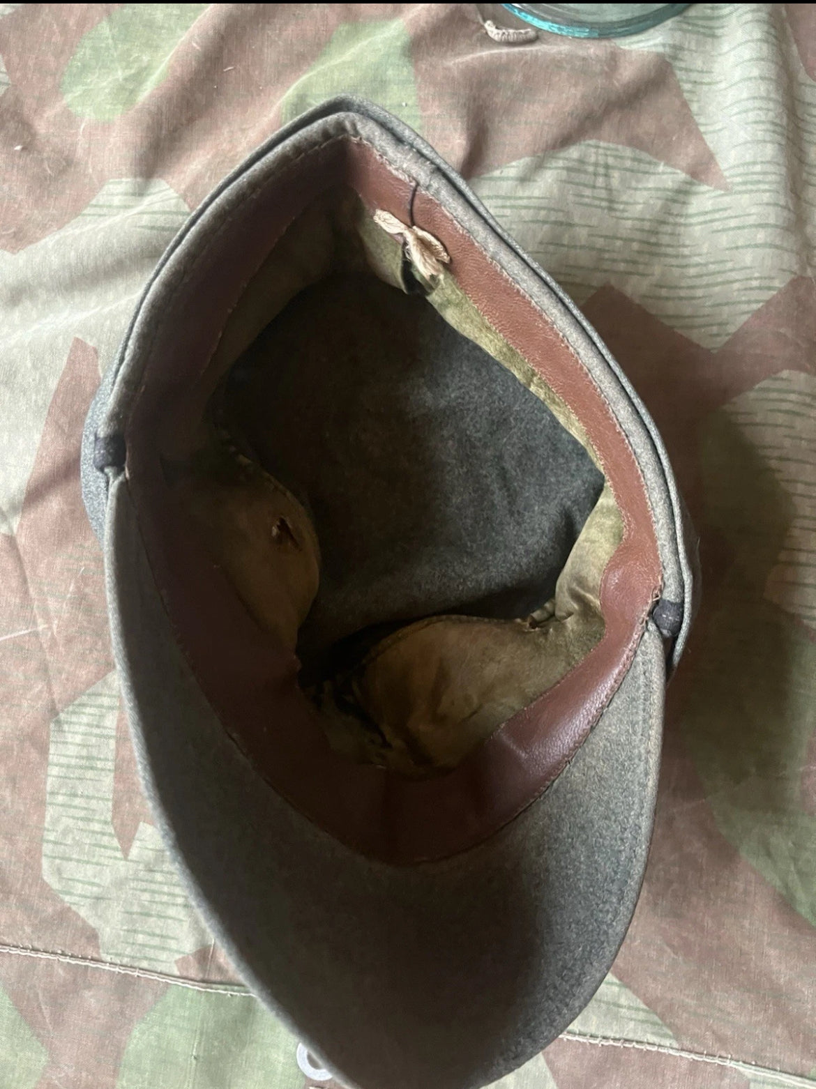 WW2/cold war Swiss army officer field cap captain visor hat uniform ord.40 mid to late war early Cold War