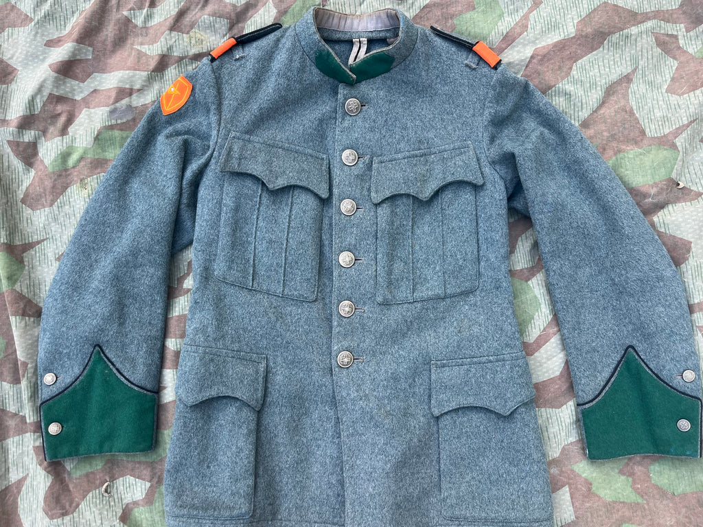 Rare interwar/WW2 Swiss army carabiner elite infantry jacket uniform jacket ord.26 early war