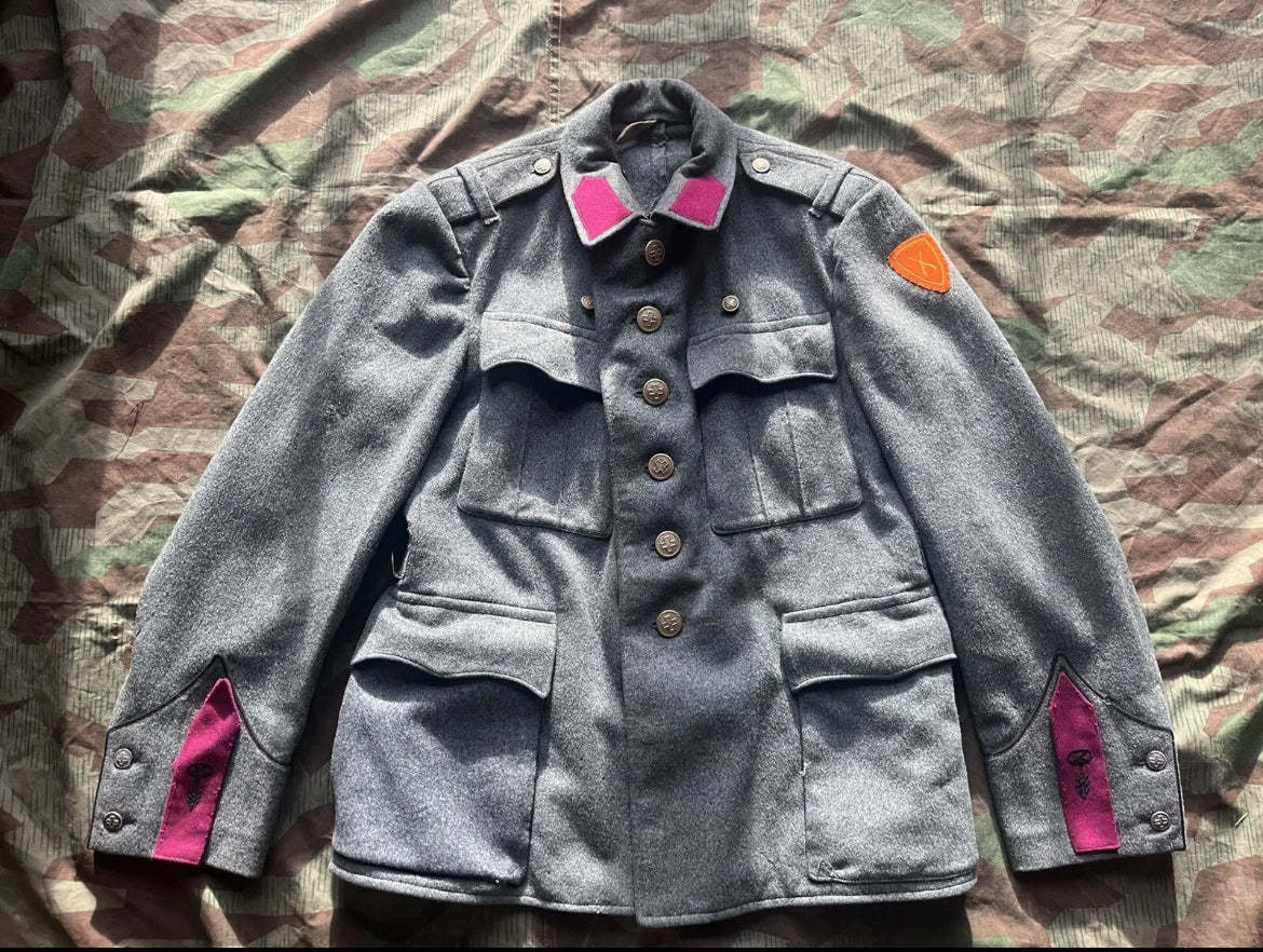 WW2 Swiss army rider motorist jacket uniform soldier ord.40 mid to late war