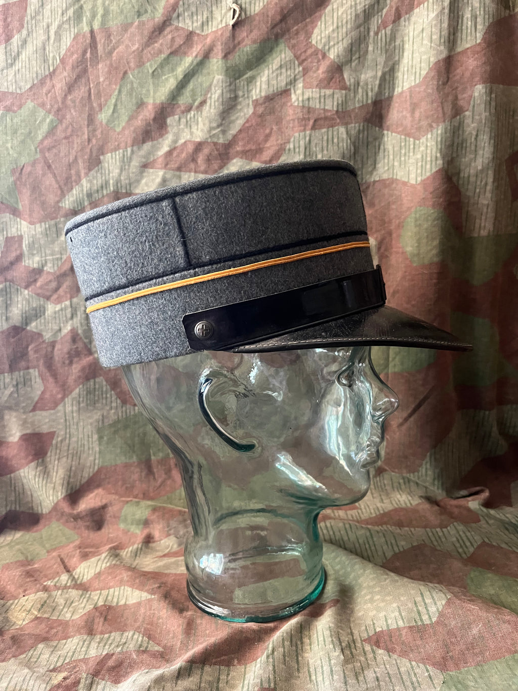 Cold War Swiss army lieutenant officer visor cap hat kepi uniform ord.1949