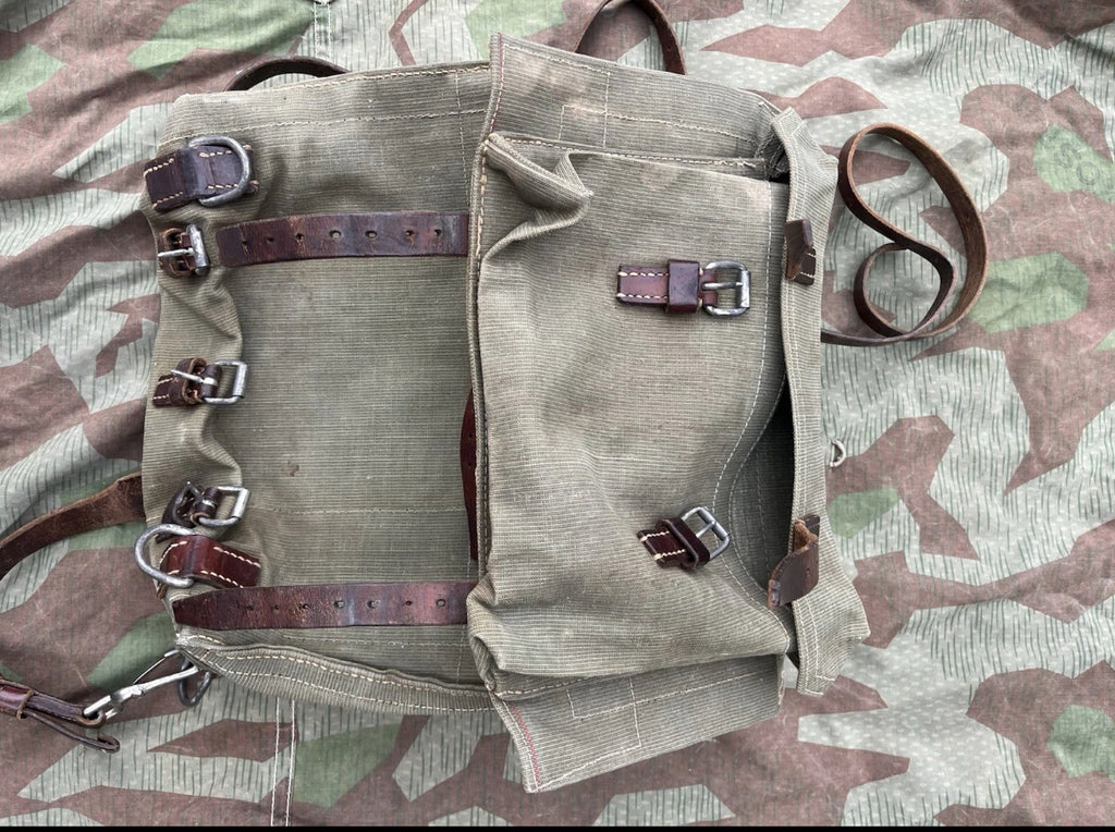 WW1/interwar/WW2 Swiss army artillery infantry fortress troops backpack haversack bunker fortifications uniform soldier ord.14/17
