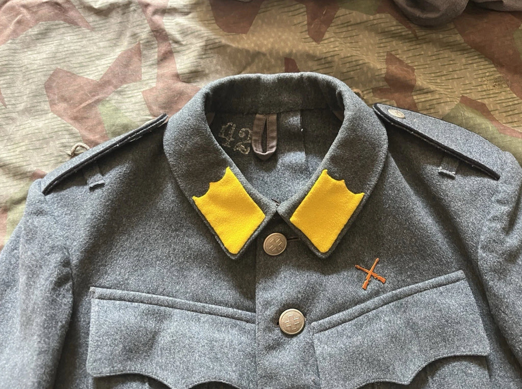 WW2 Swiss army bicycle troops rider cyclist jacket uniform soldier ord. 40 mid to late war