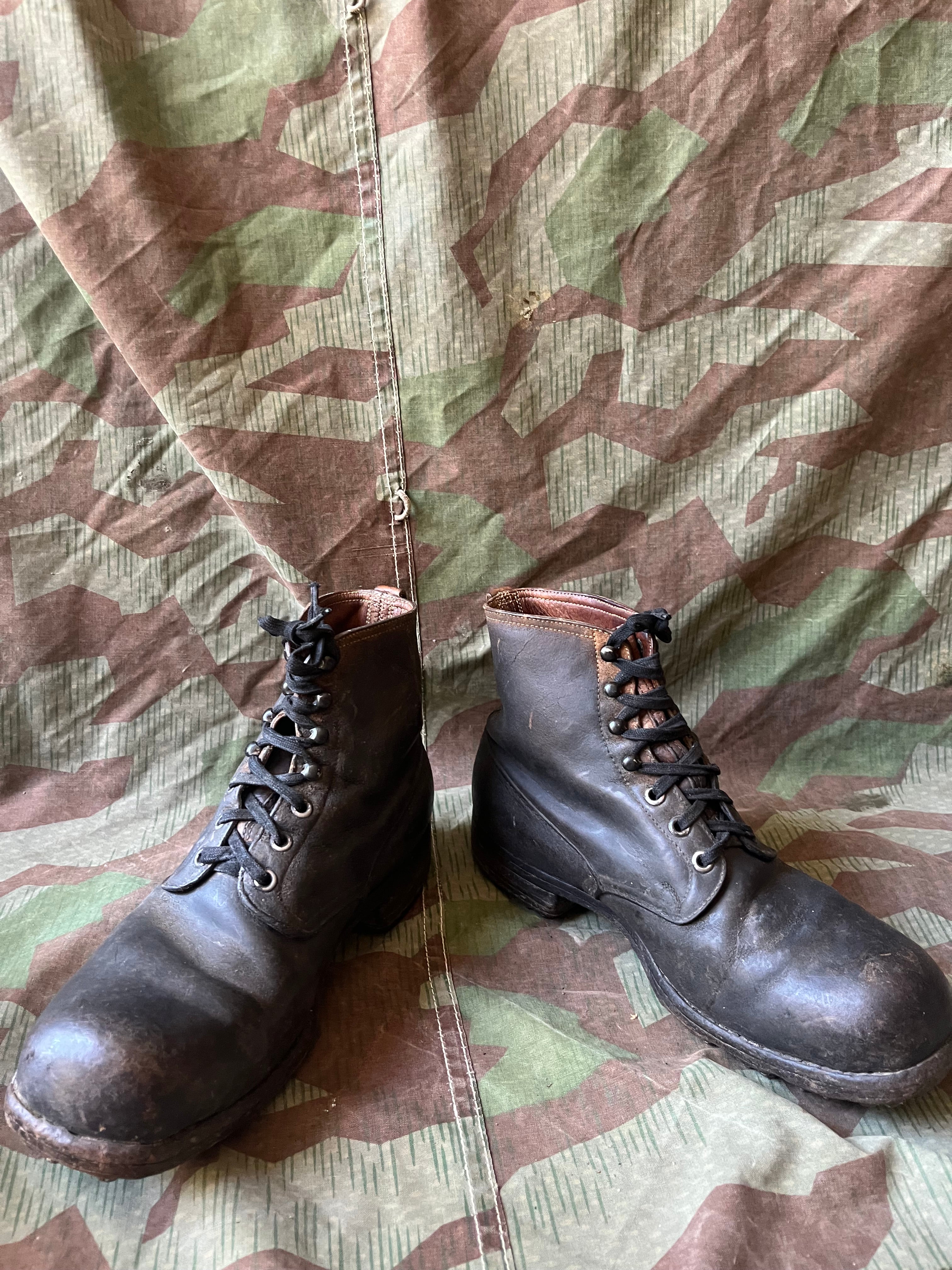 WW1/interwar/WW2 swiss army leather shoes nails boots eu size 42/43