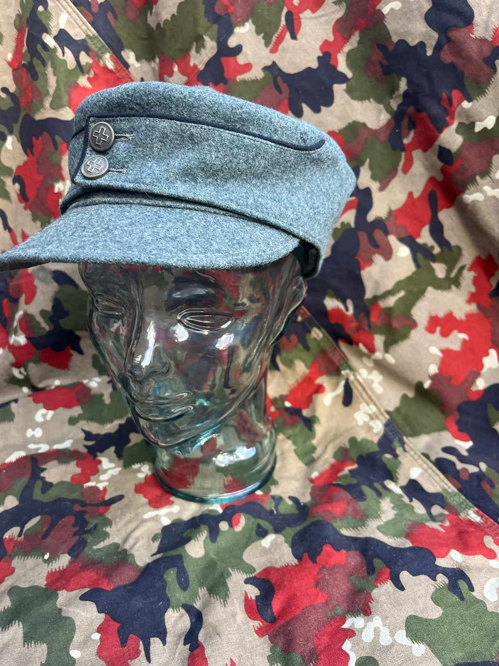 WW2 Swiss army field visor cap uniform ord.40 for soldier and NCO size 56/57