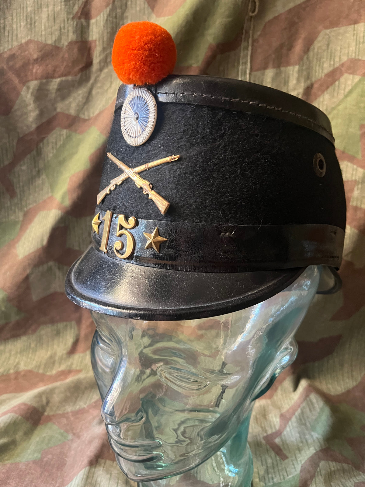 WW1 Swiss army infantry rifleman tschako shako schako hat cap ord.1898 uniform soldier