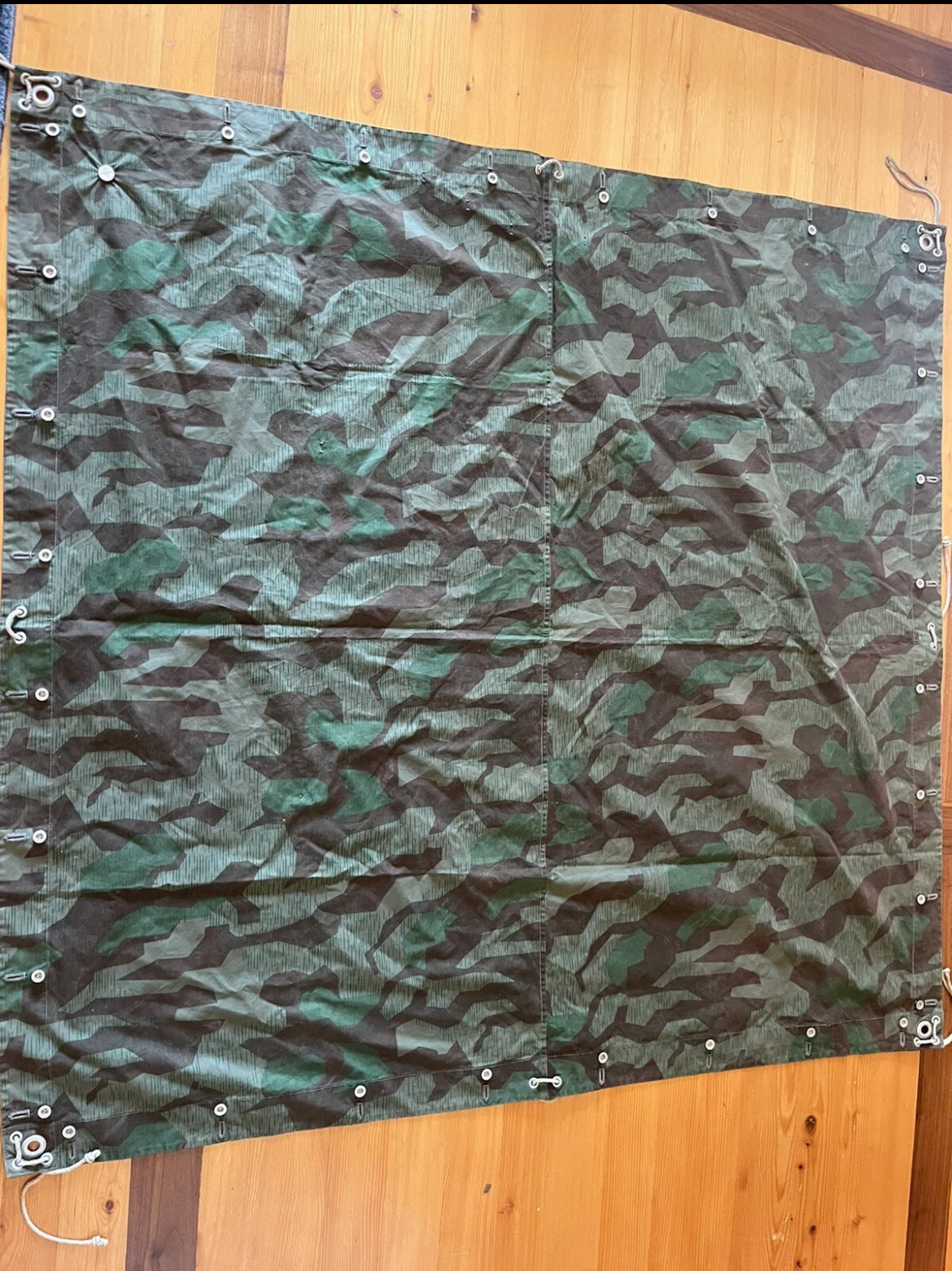 WW2 Swiss army tent half canvas field cover camo model 1906/33