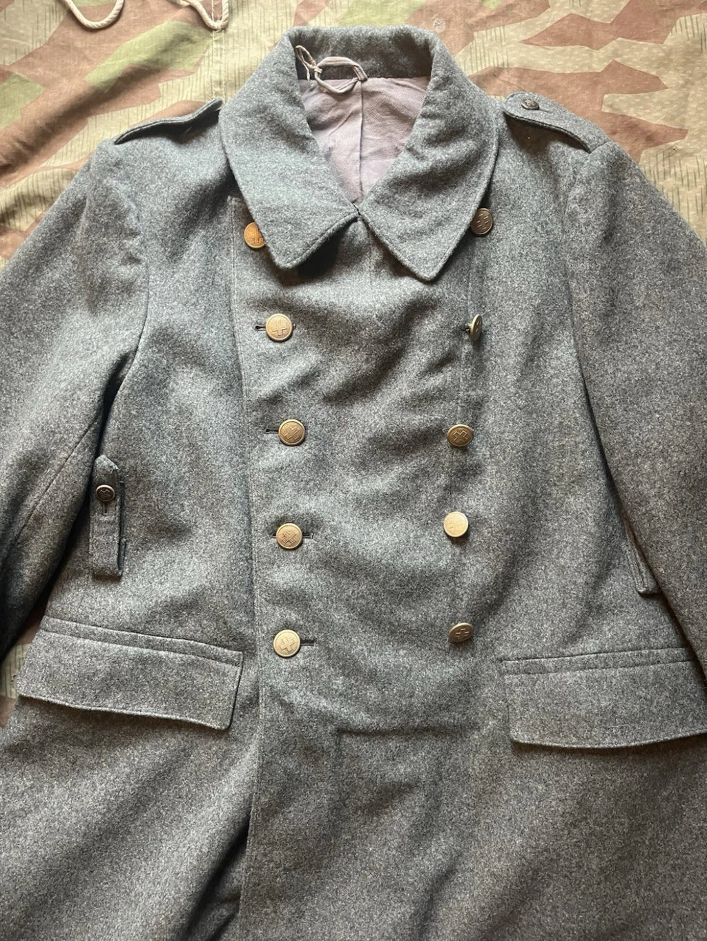 WW2 Swiss army great coat all troops uniform soldier ord.40 trench coat