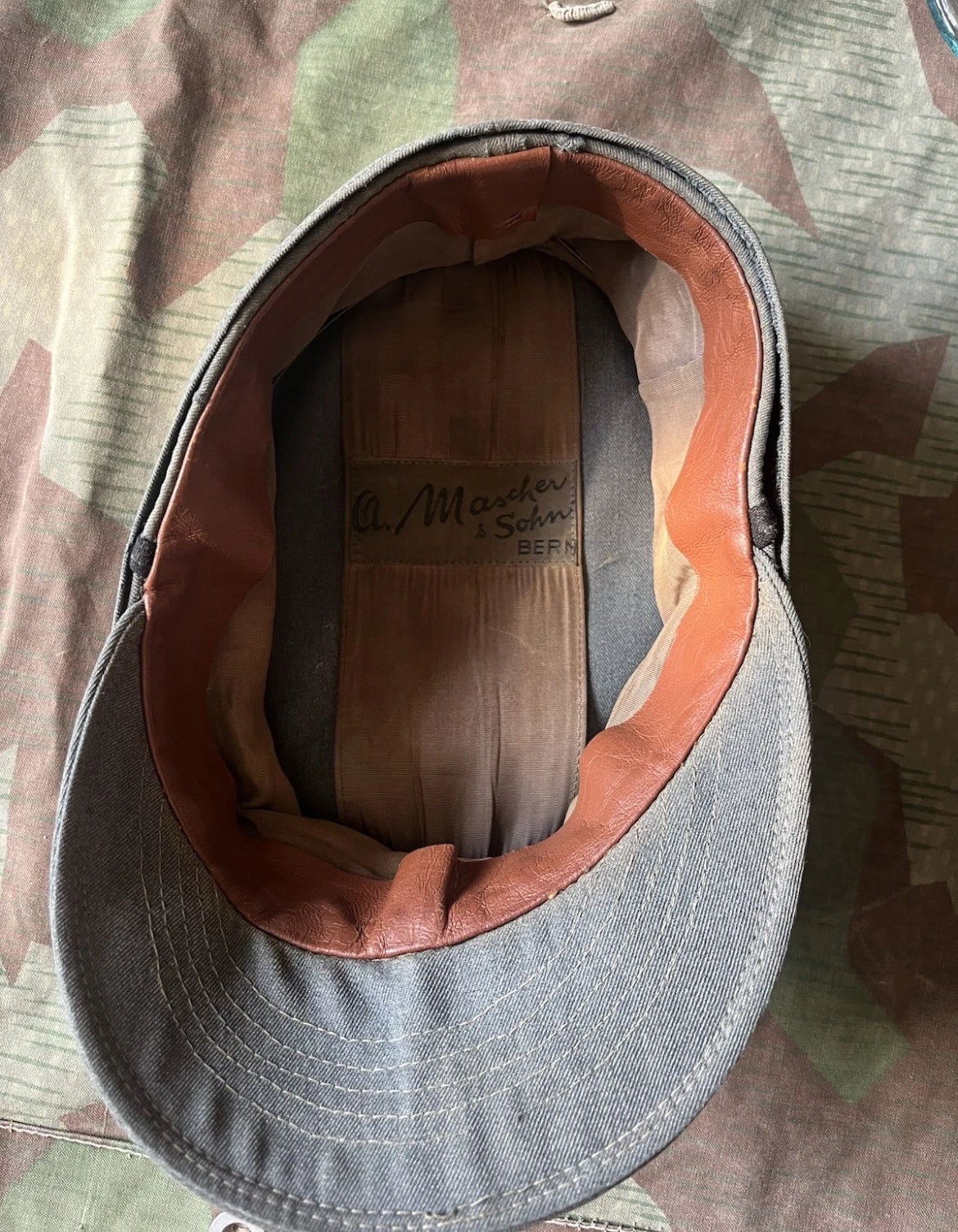 WW2 Swiss army captain officer field cap hat ord.40 mid to late war size 56