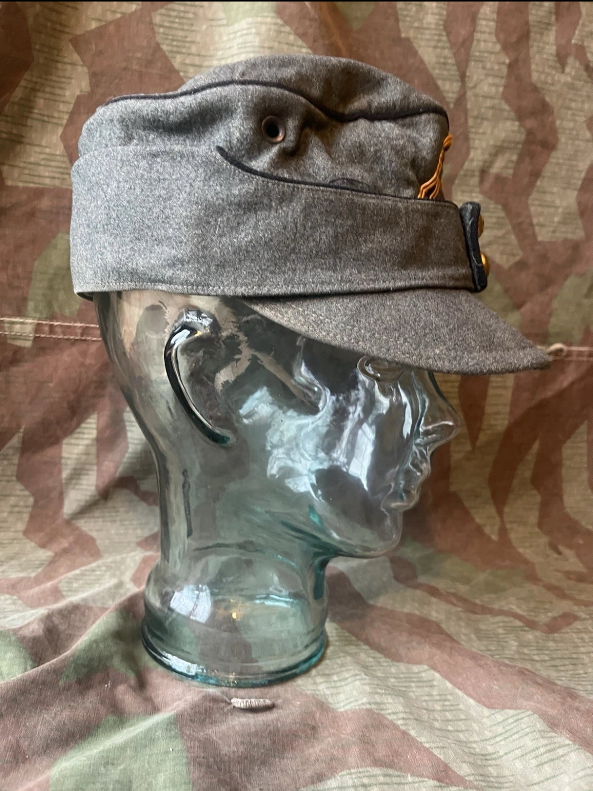 WW2/cold war Swiss army officer field cap captain visor hat uniform ord.40 mid to late war early Cold War